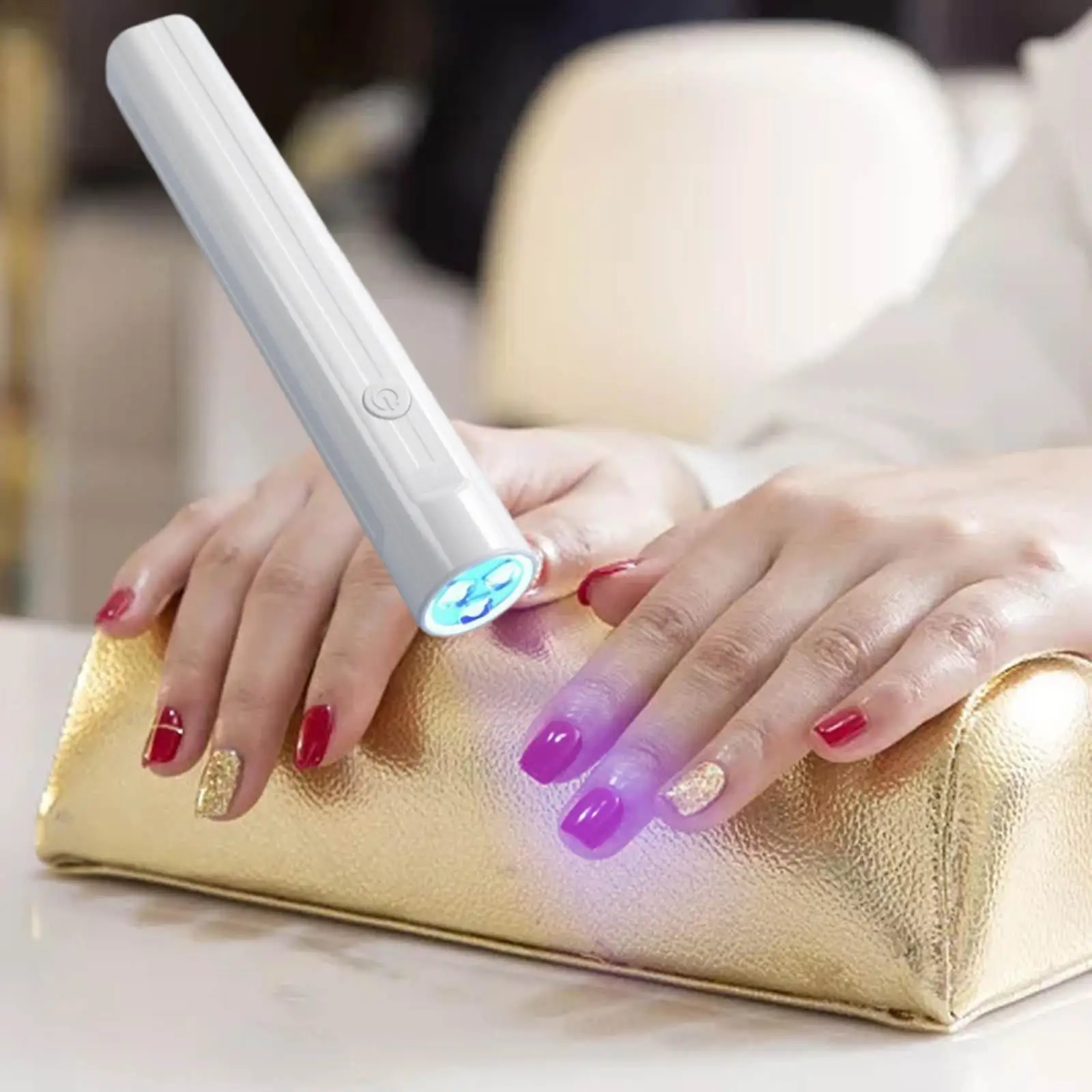 Mini Nail Light, Mini LED Nail Lamp, Portable/ Quick Dry Gel Nails Curing Lamp