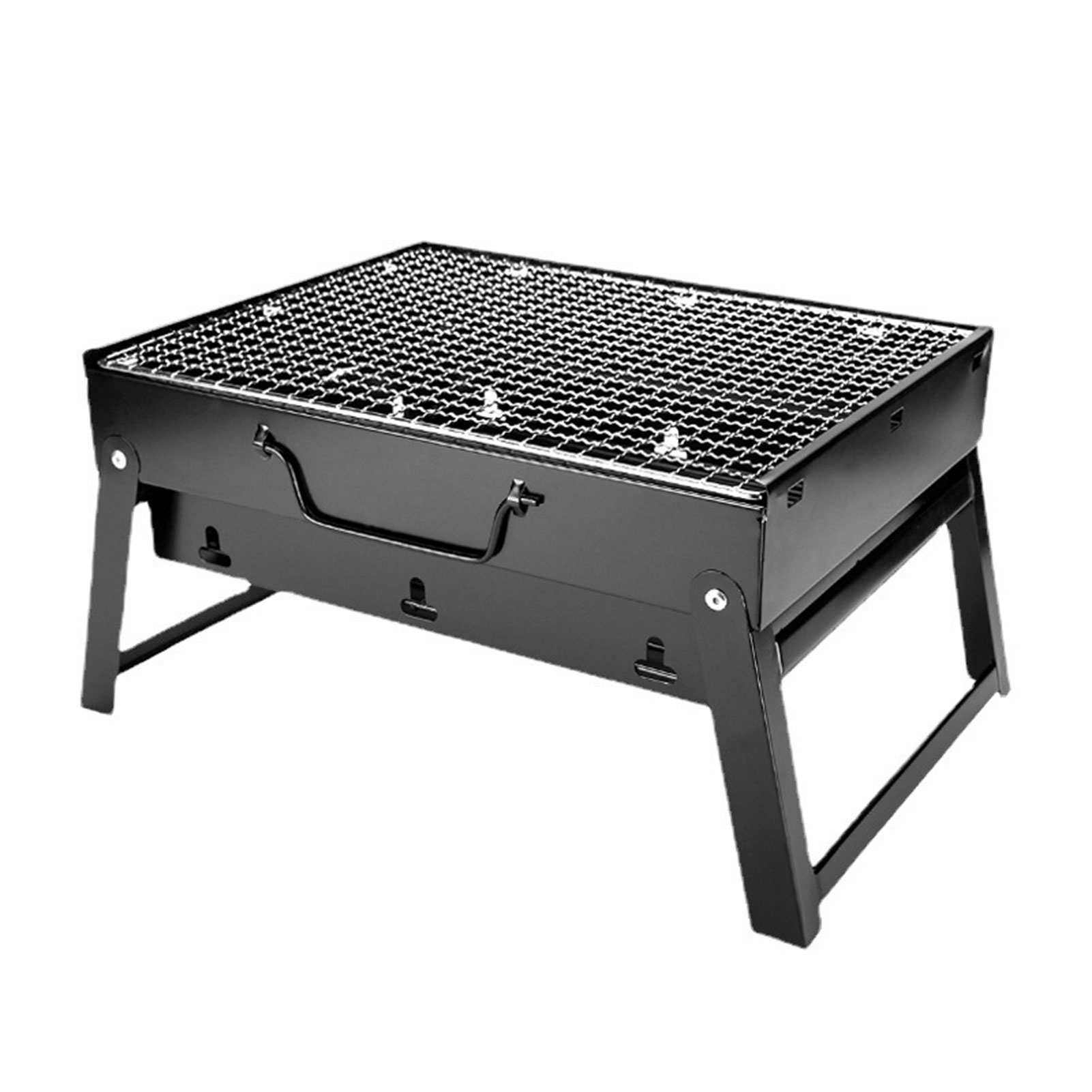 Title 8, Outdoor BBQ Charcoal Grill Easy Carrying Reinfo...