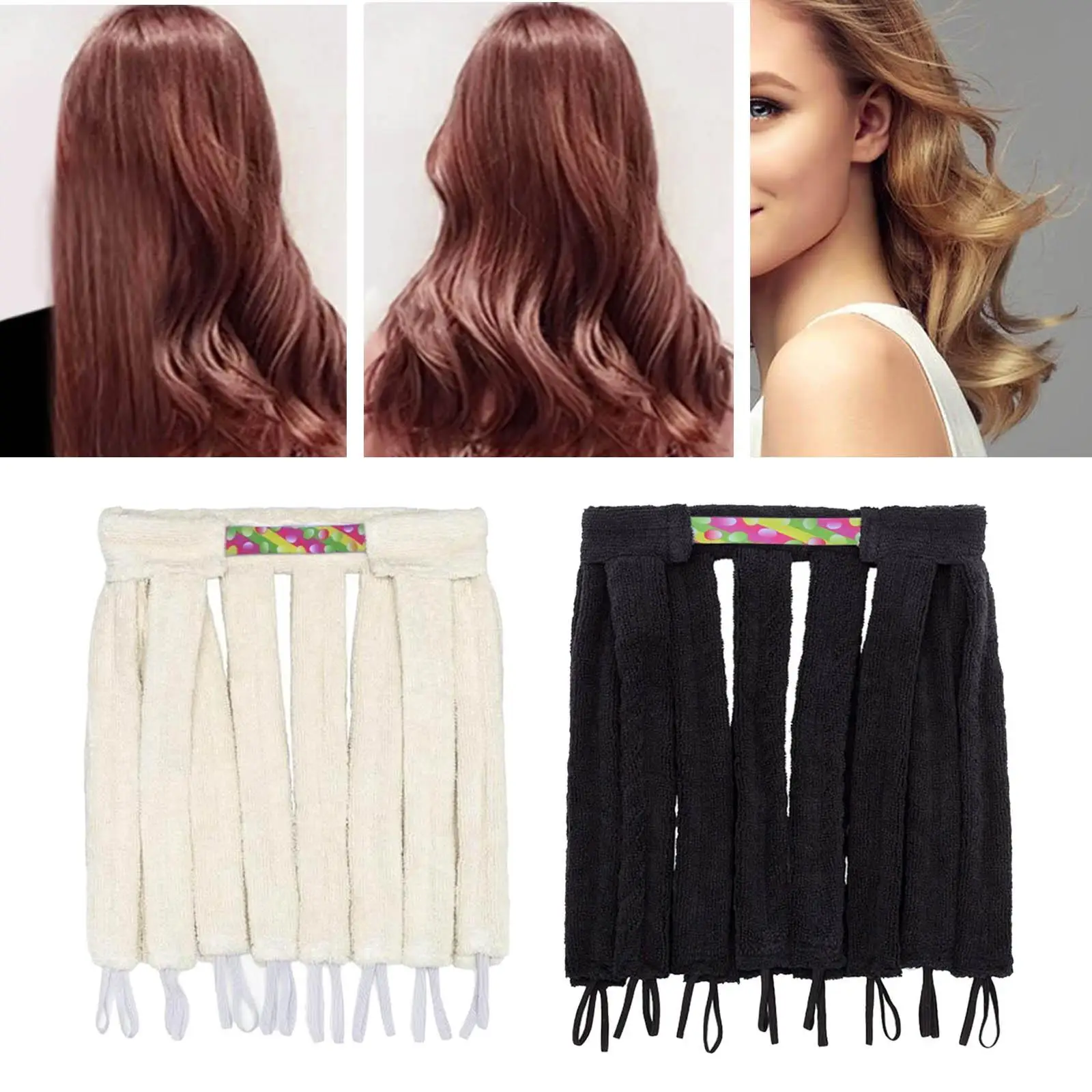Heatless Hair Curler Hair Styling Wave Hair Curls Ribbon for Long Hair