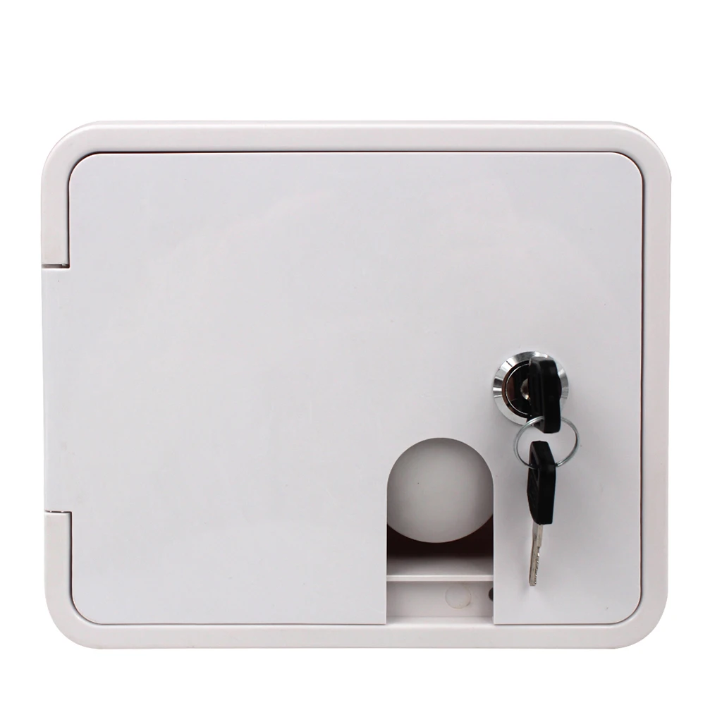 Gravity/City Water Inlet Check Looking Latch w/ Keys, White #2