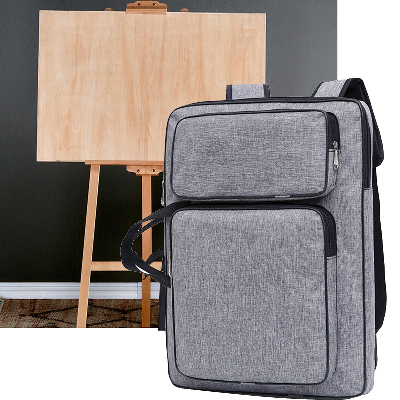 Multifuncional Artist Portfolio Backpack, Carry Shoulder Bag,