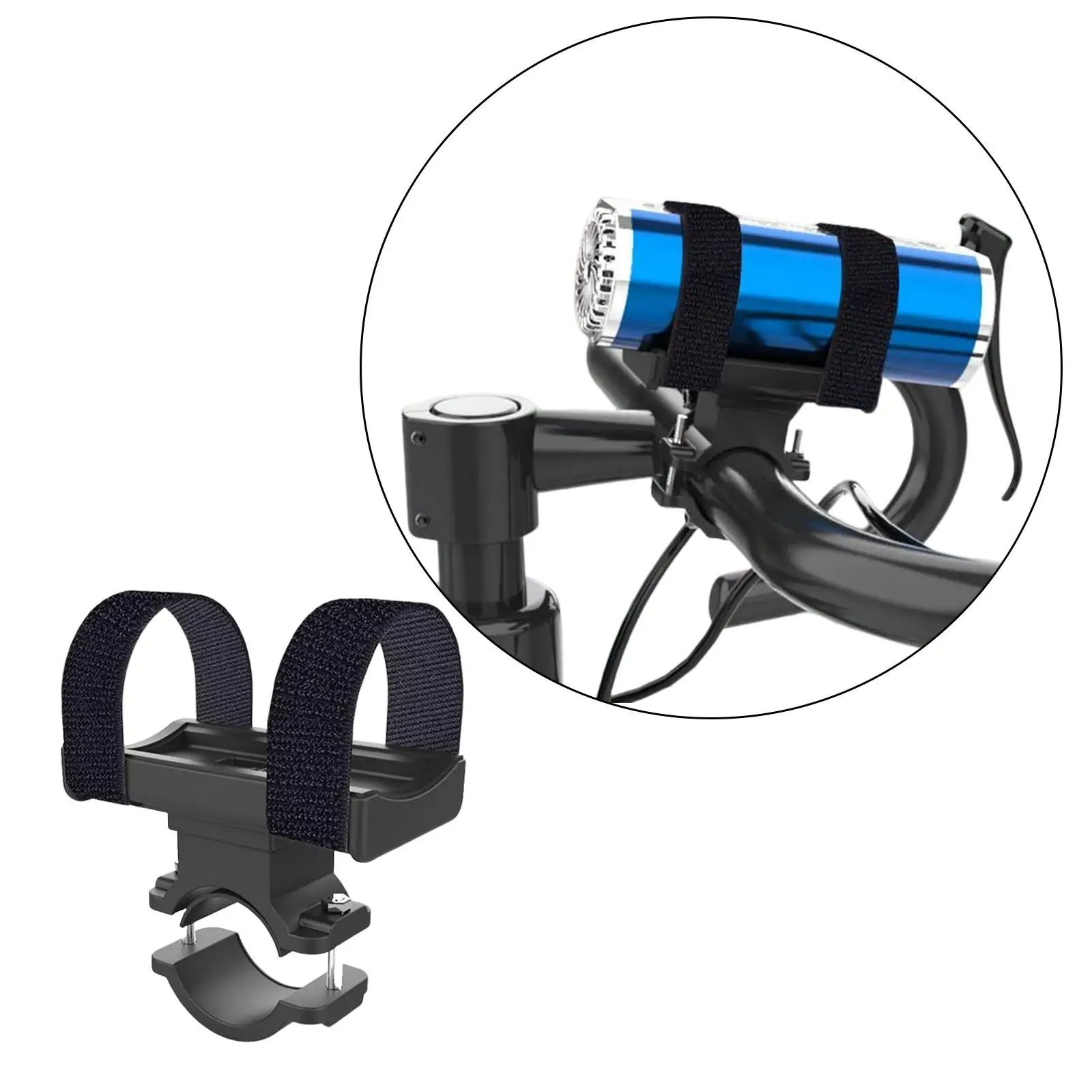  Headlight Speaker Holder Adjustable Belts Bike Flashlight Mount for Mountain Bike