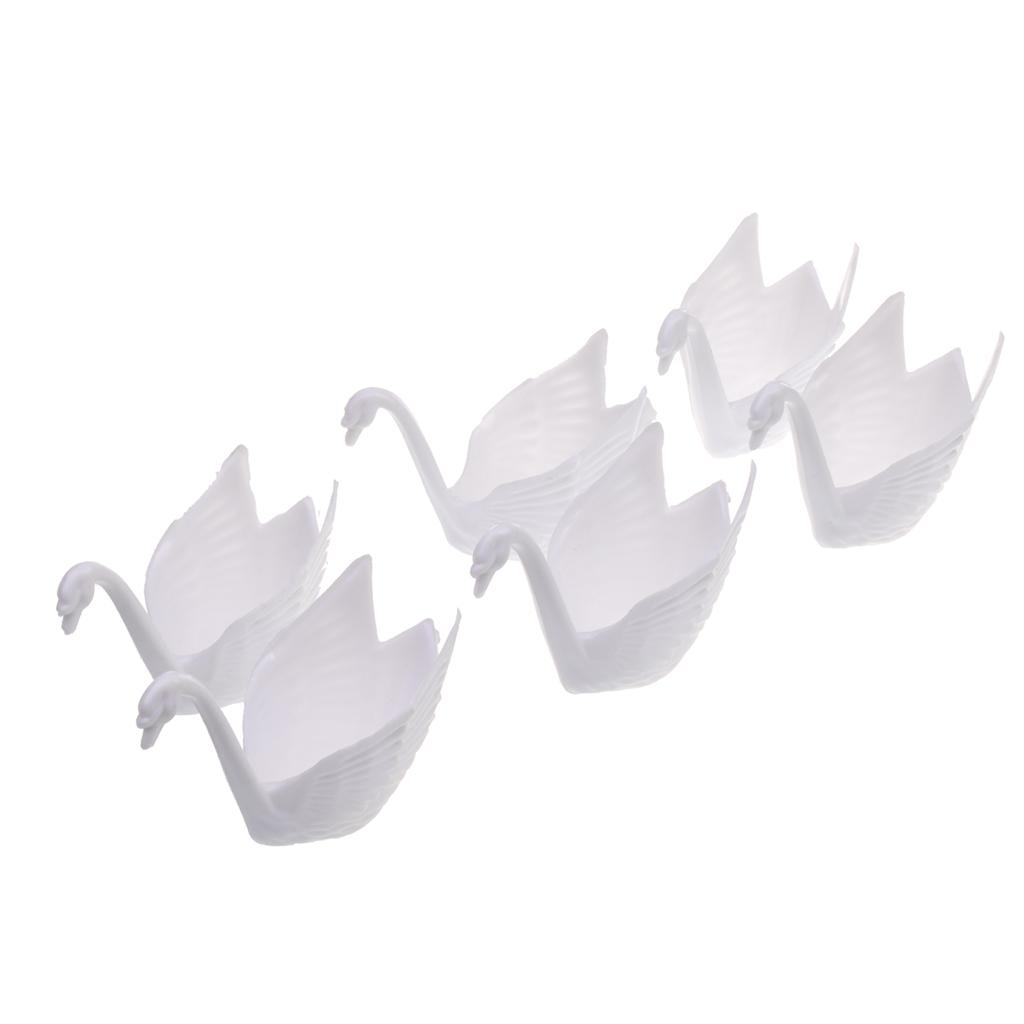 12pcs  Swan Candy Boxes Wedding Baby Shower Favors Gift Boxes Holders Party Decoration