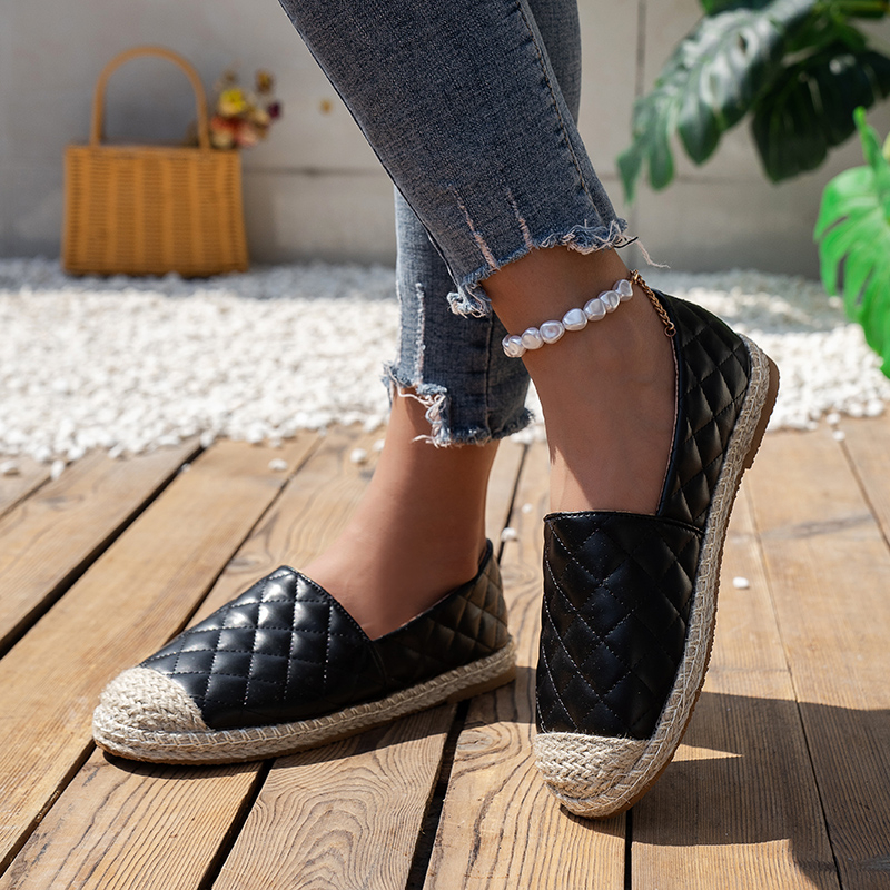 Title 7, Lazy Shoes Espadrilles Women Casual Round Toe S...