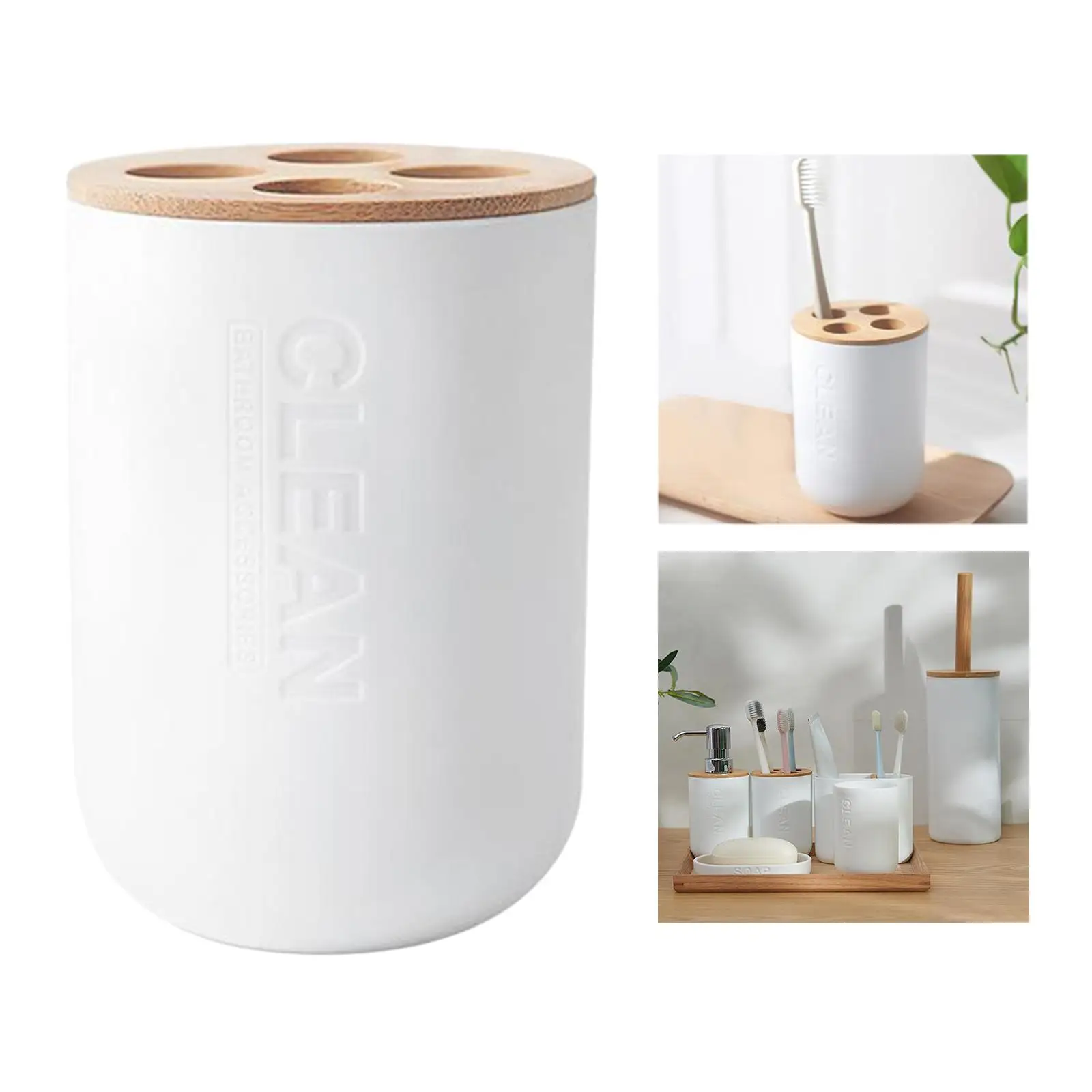 Bathroom Accessories for Hotel Bath Countertop Decor Durable White Color Smooth Easily Clean Dispenser PP Fashionable
