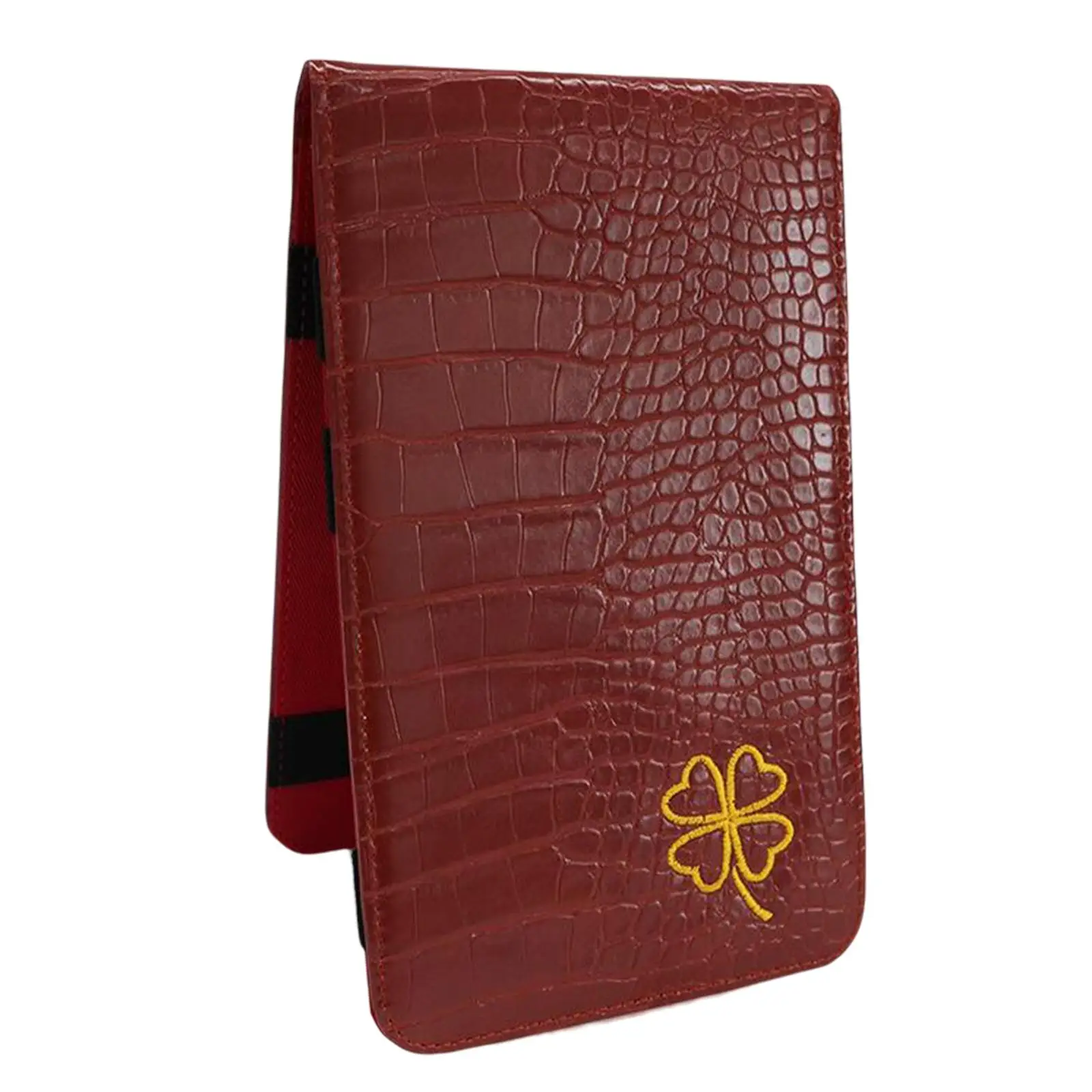 Golf Scorecard Holder Yardage Holder Cover PU Leather Yardage Book Scorecard Book Scorecard Protector Versatile Compact