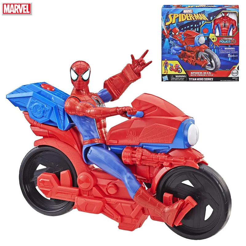 Figuras de acción de Marvel Spiderman para niños, muñecos de 12 pulgadas con  sonido, modelo coleccionable, regalos de navidad - AliExpress