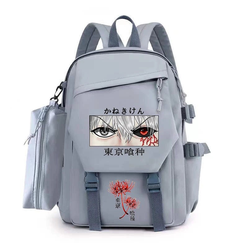 takghoul oke eki ken anime school bag for imprimés campus school backpack for men and fashion