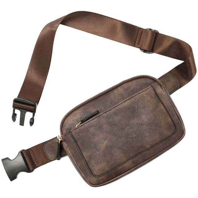 Riñonera de cuero vegano con correa ajustable para mujer, bolso femenino  con cinturón, Mini bolso cruzado en todas partes, Envío Gratis - AliExpress