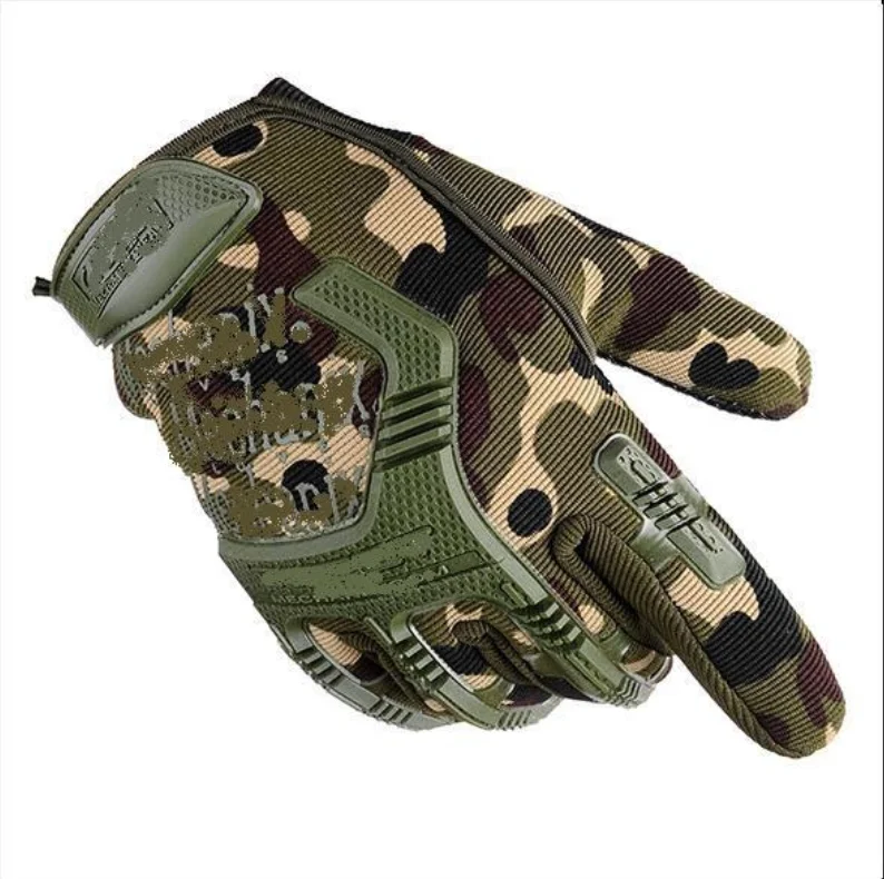 2022 Outdoor Fly Fishing Waterproof Non-slip Breathable Full-finger Durable Cycling Fishing Gloves Tactical Protective Training mens fingerless gloves
