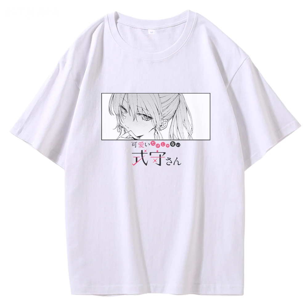 Shikimori Micchon Shikimori's Not Just A Cutie Oversized T Shirt Men Women Print Cotton Anime Tees Streetwear Summer Tops Unisex