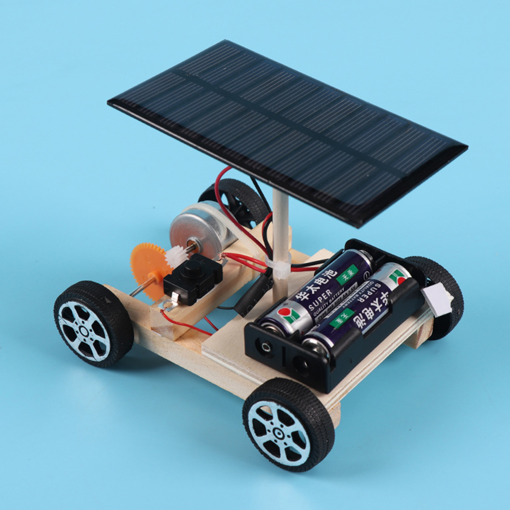 Assemble Solar Car Creative Inventions Motor Ability Of Children Active Thinking DIY Electronic Kit Technology Toys For Kids