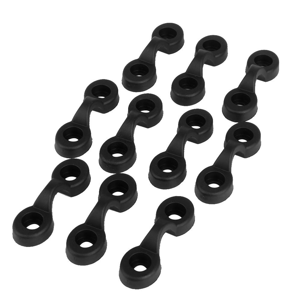 10Pcs/Set Marine Pad Strap Eye Deck Loop for Boat Canoe Kayak Fishing