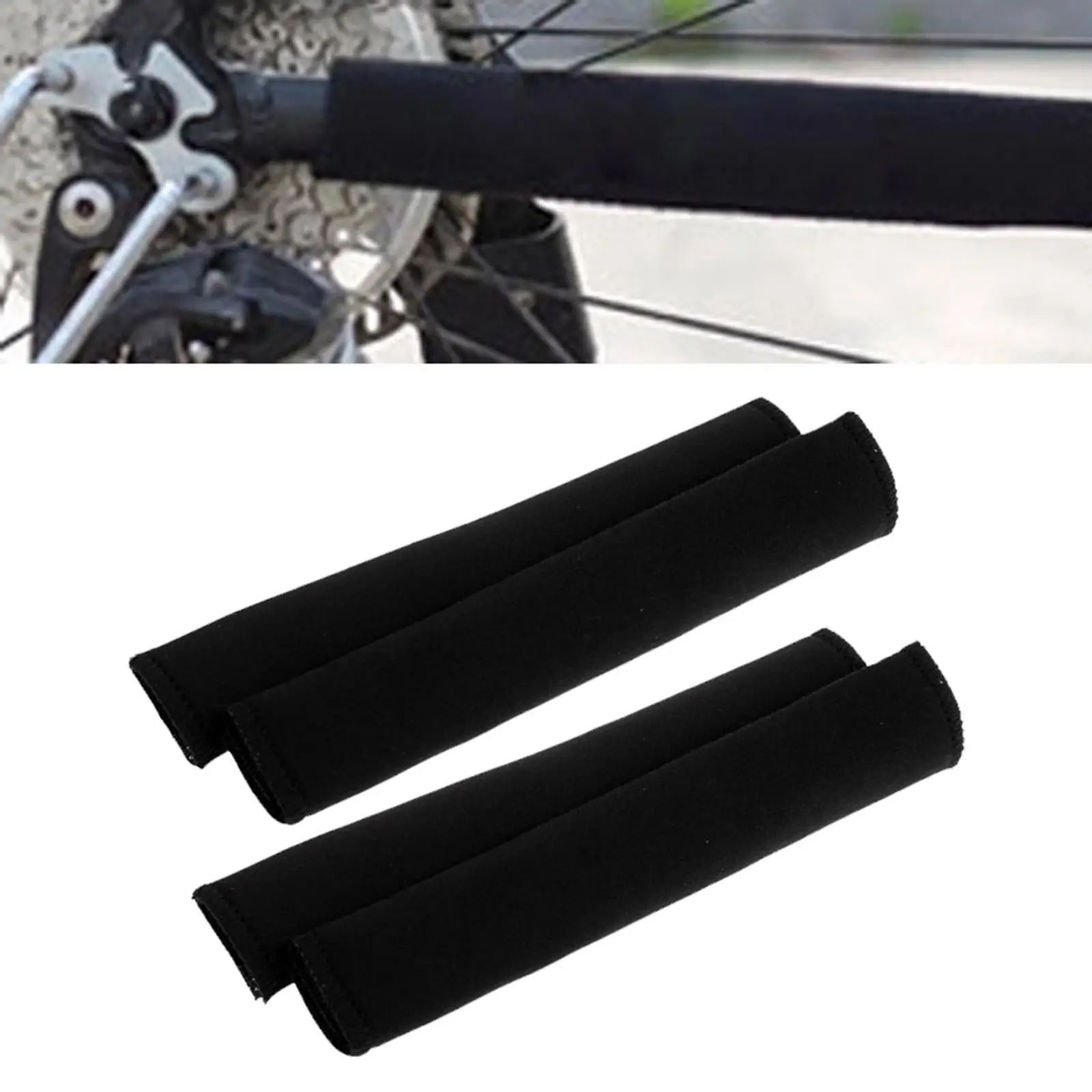4Pcs Bike  Cover Accessories Dustproof Cycling  Sleeve Chain 