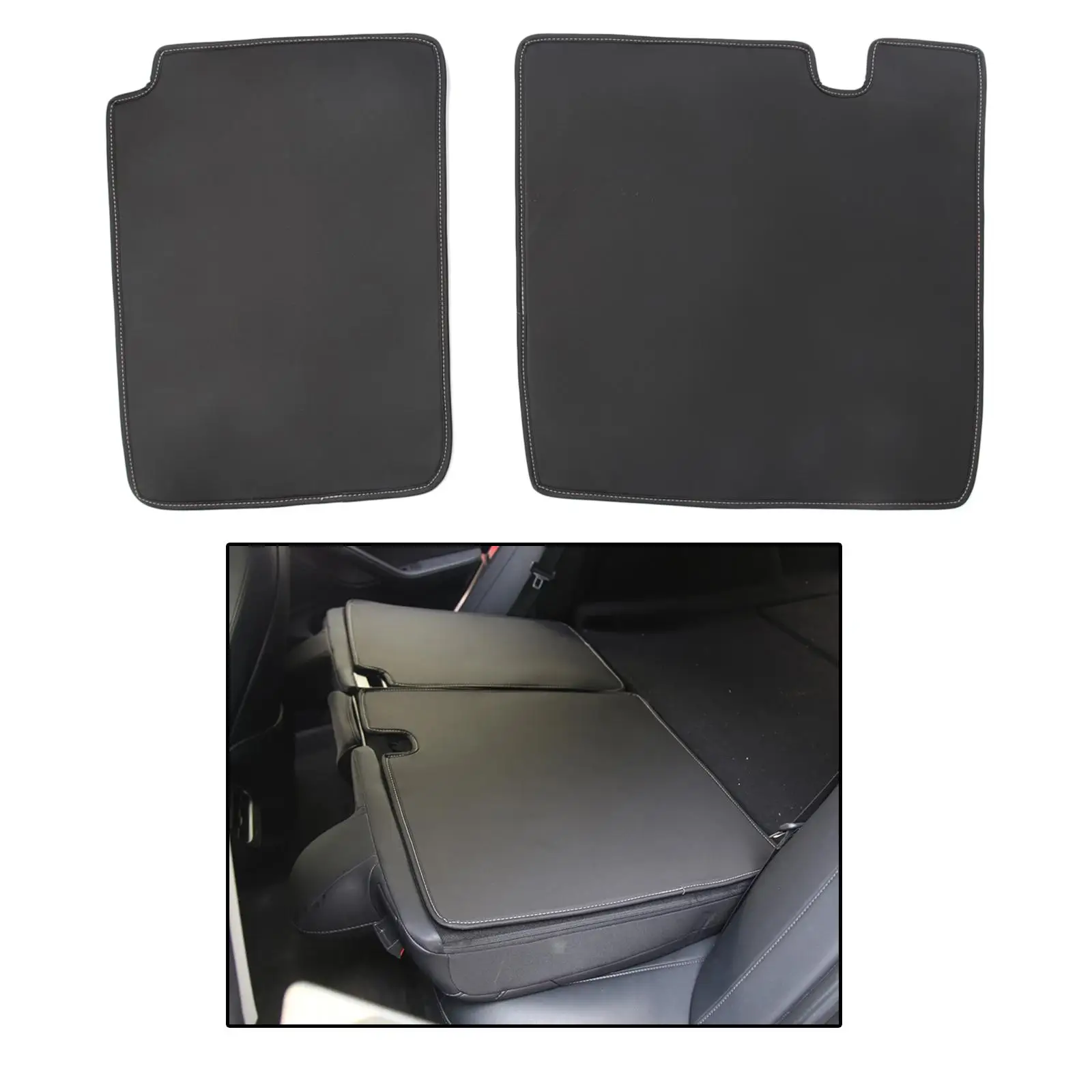 Rear Seat Pad Back Backrest Fit for  Model Y Trunk Protector