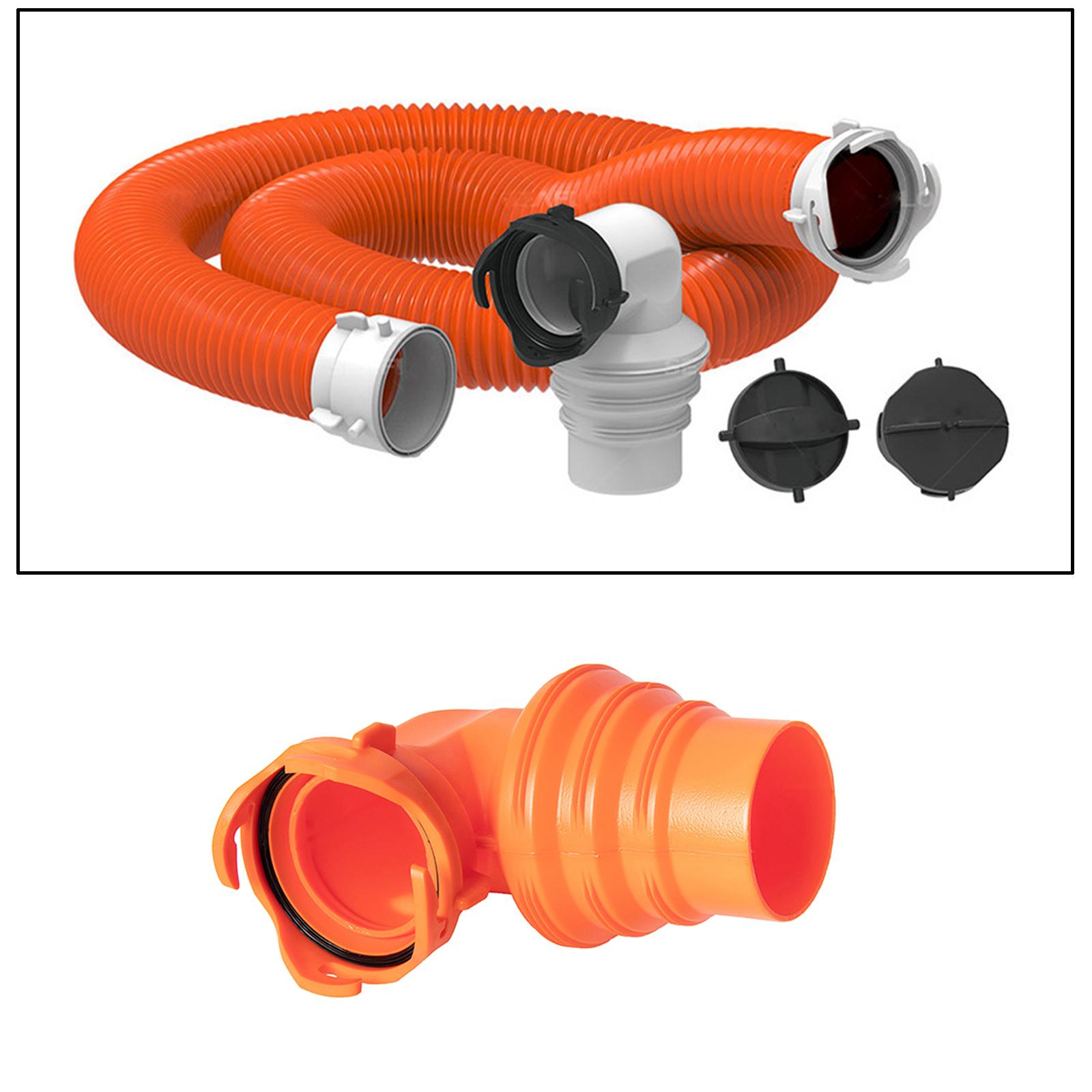  90 Degree RV Sewage Hose Swivel Elbow Fitting for RV Sewage Tanks
