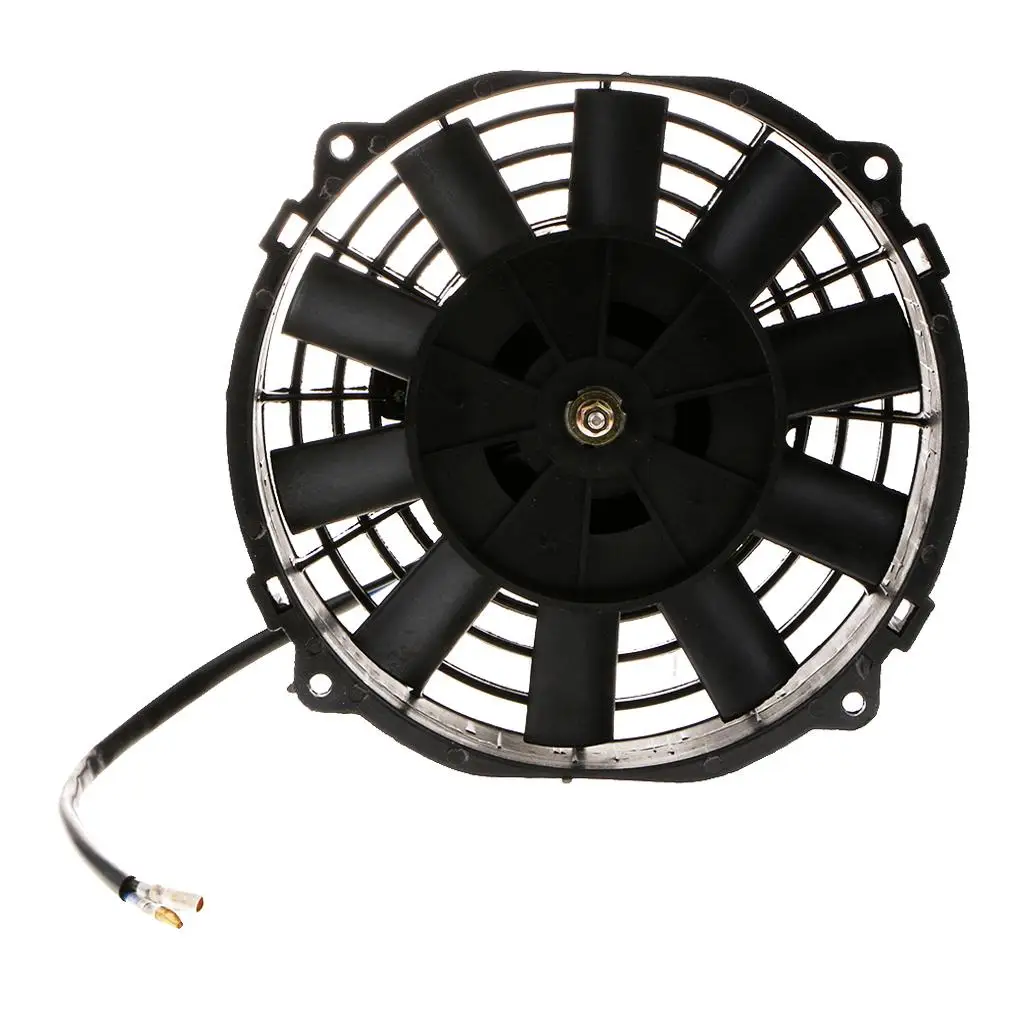 8 Inch 12 V 80W Cooling Fan Universal for Vehicles, Double Ball Bearing Motors