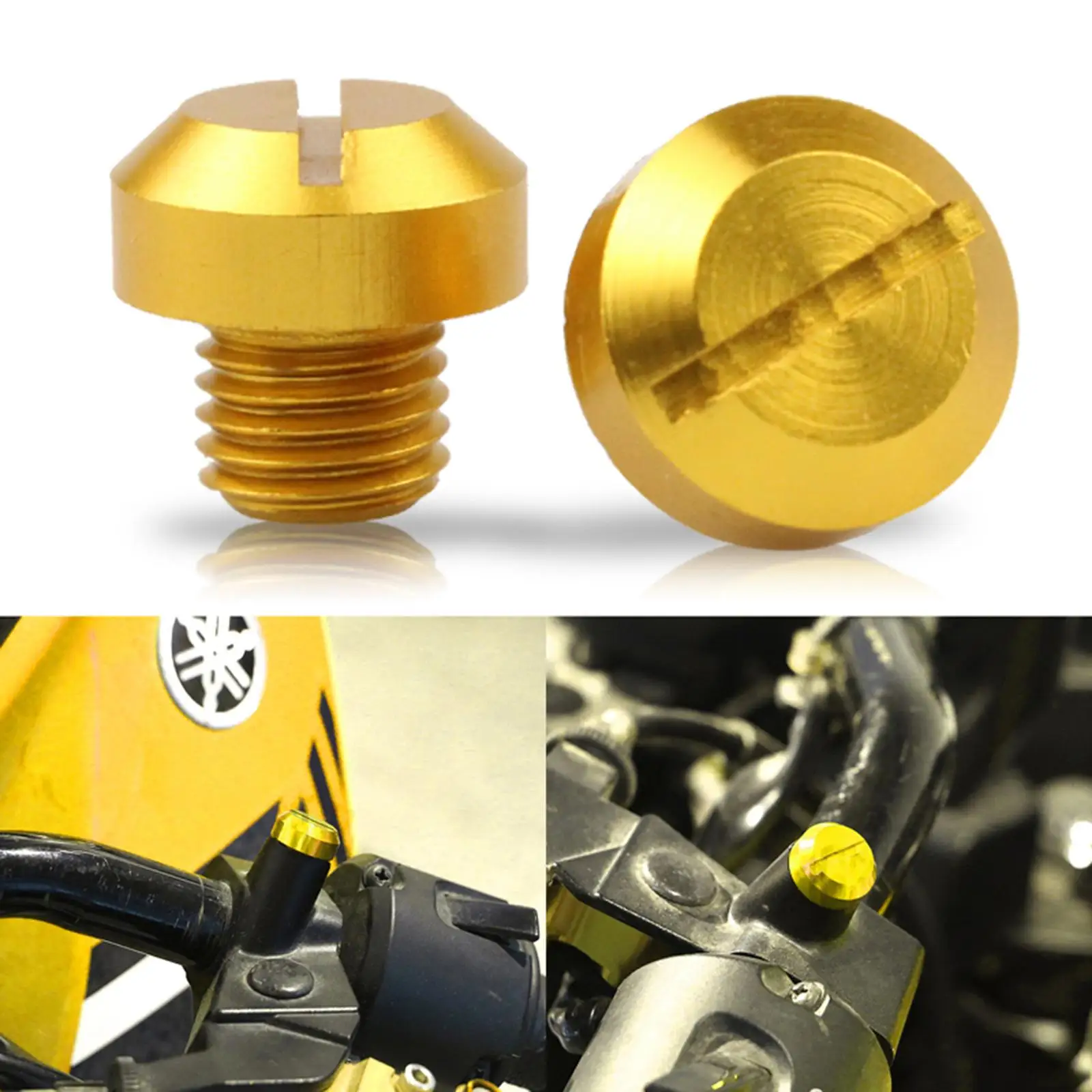 2Pcs Motorcycle CNC Aluminum    Hole S Screws Anti-rust  Bracket