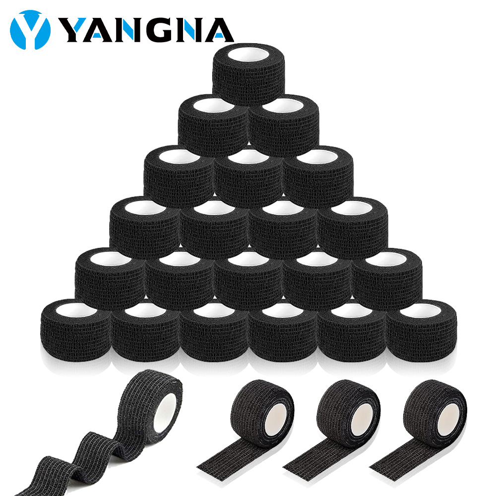 Best of YANGNA 2.5CM Black Tattoo Grip Tape Bandage Wraps Tapes Disposable Self-adhesive Waterproof Bandage For Tattoo Machine Grip Reviews & Tips