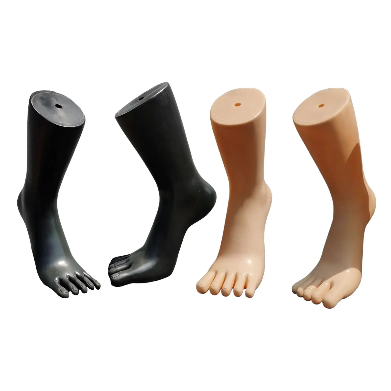 Foot Model Display Fake Foot Model Simulation Foot Model Shoe Support Foot Model Sock Display for Shop Shoes Ankle Bracelet