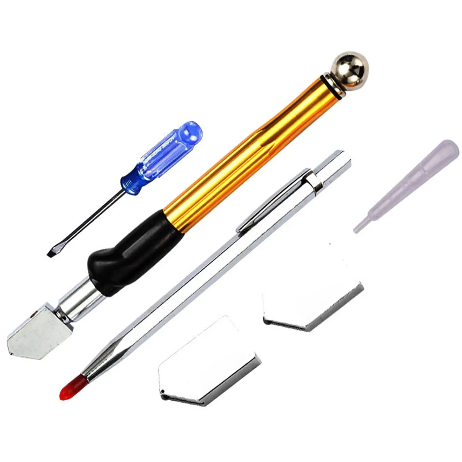 Glass Cutter Mirror Glass Breaker Manual Ceramic Easy to Glide Portable Glass Cutting Glass Cutting Tool Tile Glass Cutter