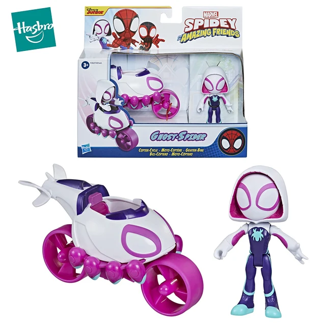Spidey et ses amis incroyables Ghost Spider Peluche Jouets cadeaux pour  garçons filles 3-6 ans