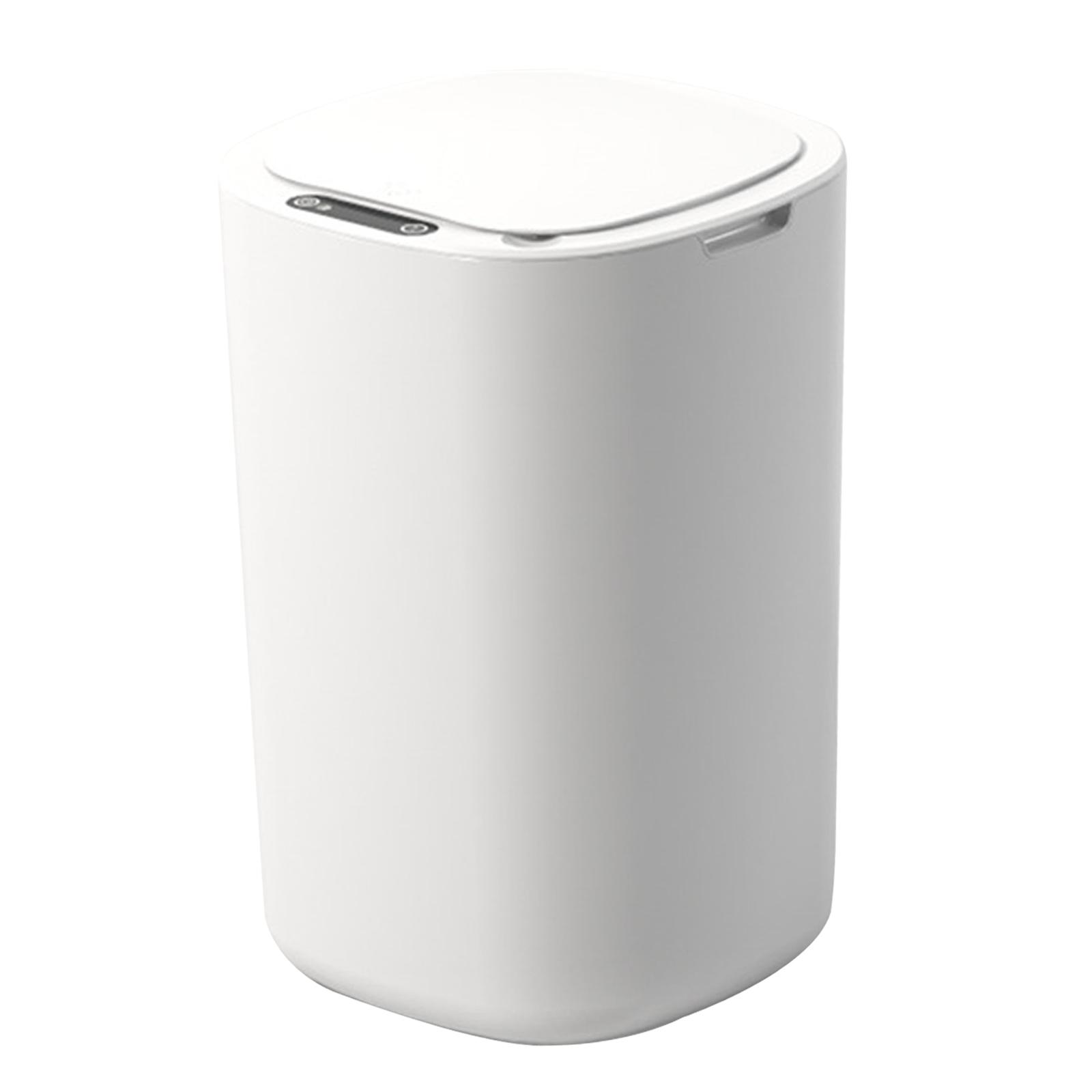 Sealed Trash Can Narrow  with Lid Electric Dustbin for Toilet Home Bedroom Garage Bathroom