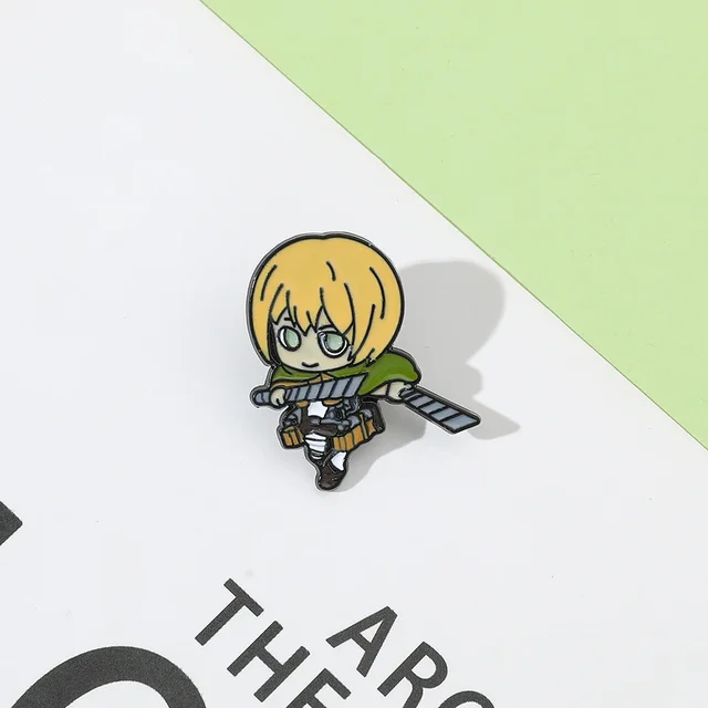 Pintheredonethat eren outlet & armin enamel pins