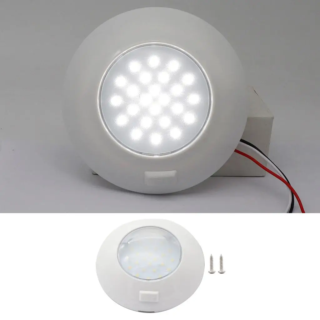 LED RV Ceiling Interior Light, 0000 Cabinet Lights Recessed Slim Camper Interior Lighting for Boat Motorhome