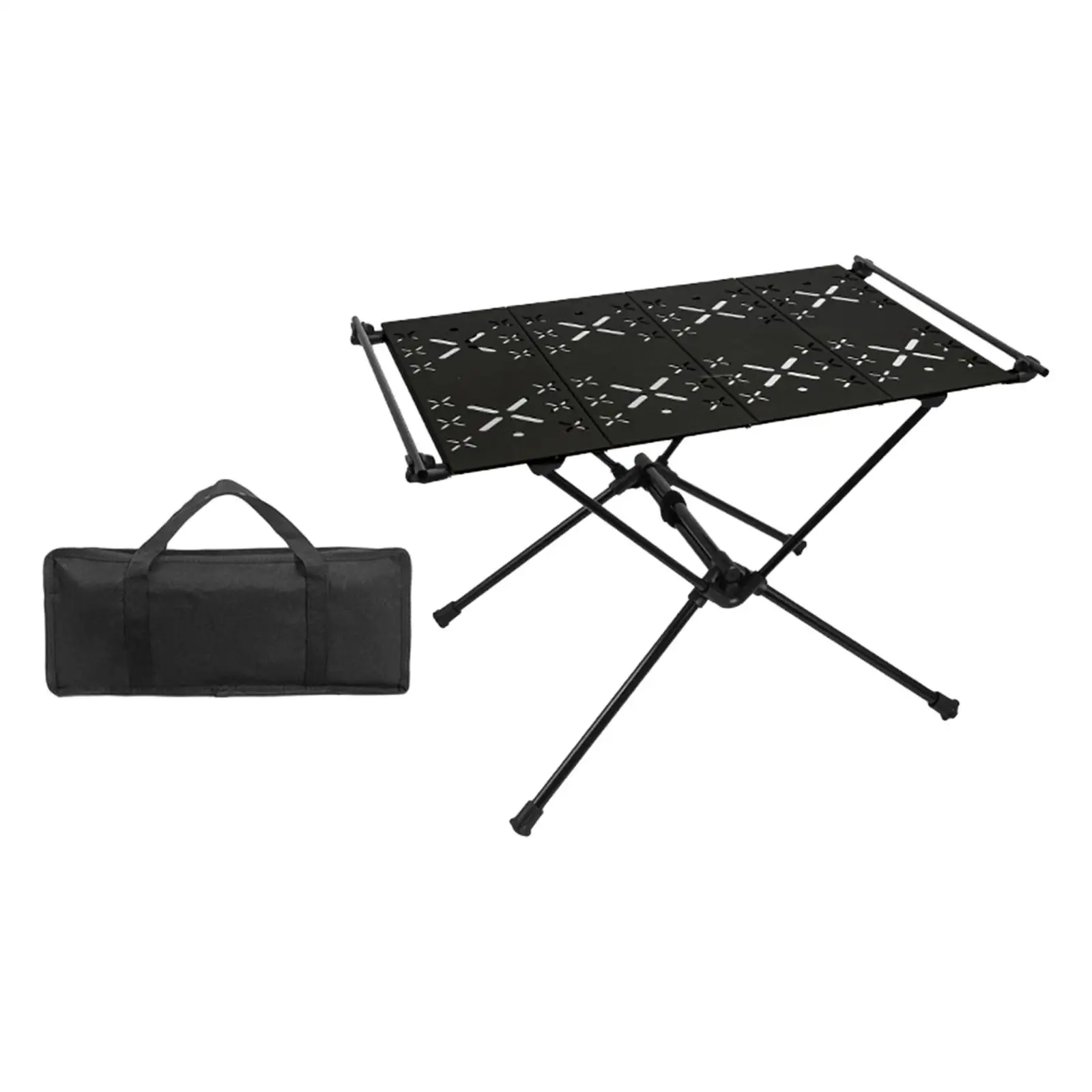 Foldable Camping Table with Storage Bag Outdoor Foldable Table Beach Table Camping Desk for Hiking Backyard Garden