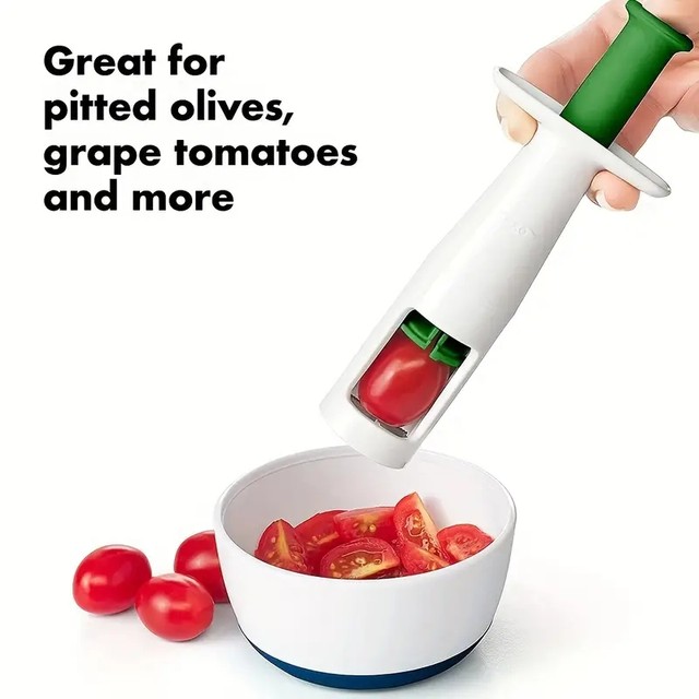 Rapid Slicer,Food Cutter,Slice Tomatoes,Grapes,Olives,Salads,Non