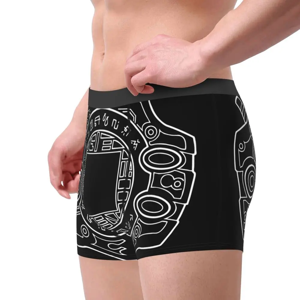 funny boxers for men Adventurer's Device Man Underwear Digimon Nostalgic Anime Boxer Shorts Panties Novelty Polyester Underpants for Homme S-XXL mens designer boxers sale