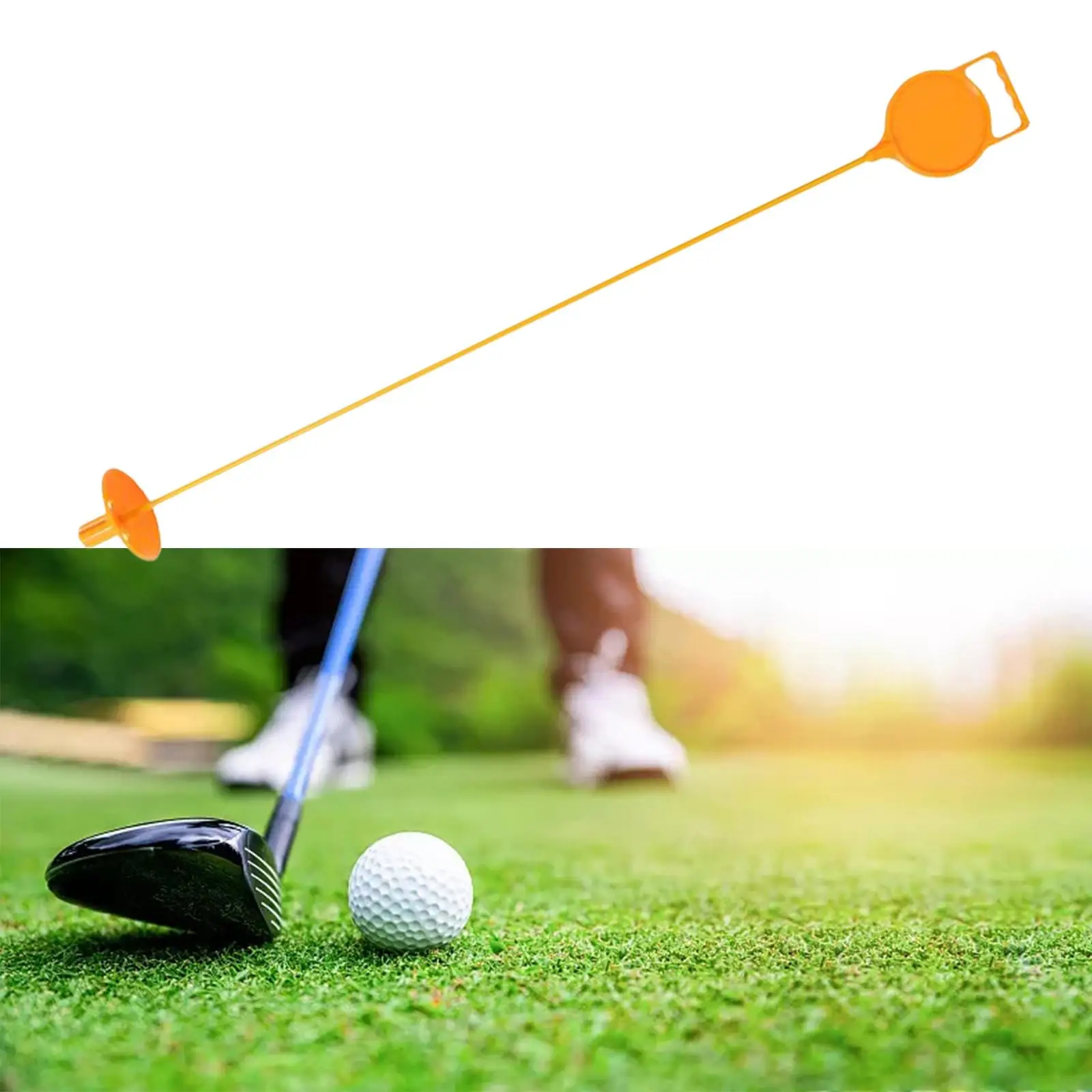Portable Golf Flagsticks Flagpole Durable Flag Pole for Men Backyard Home Range