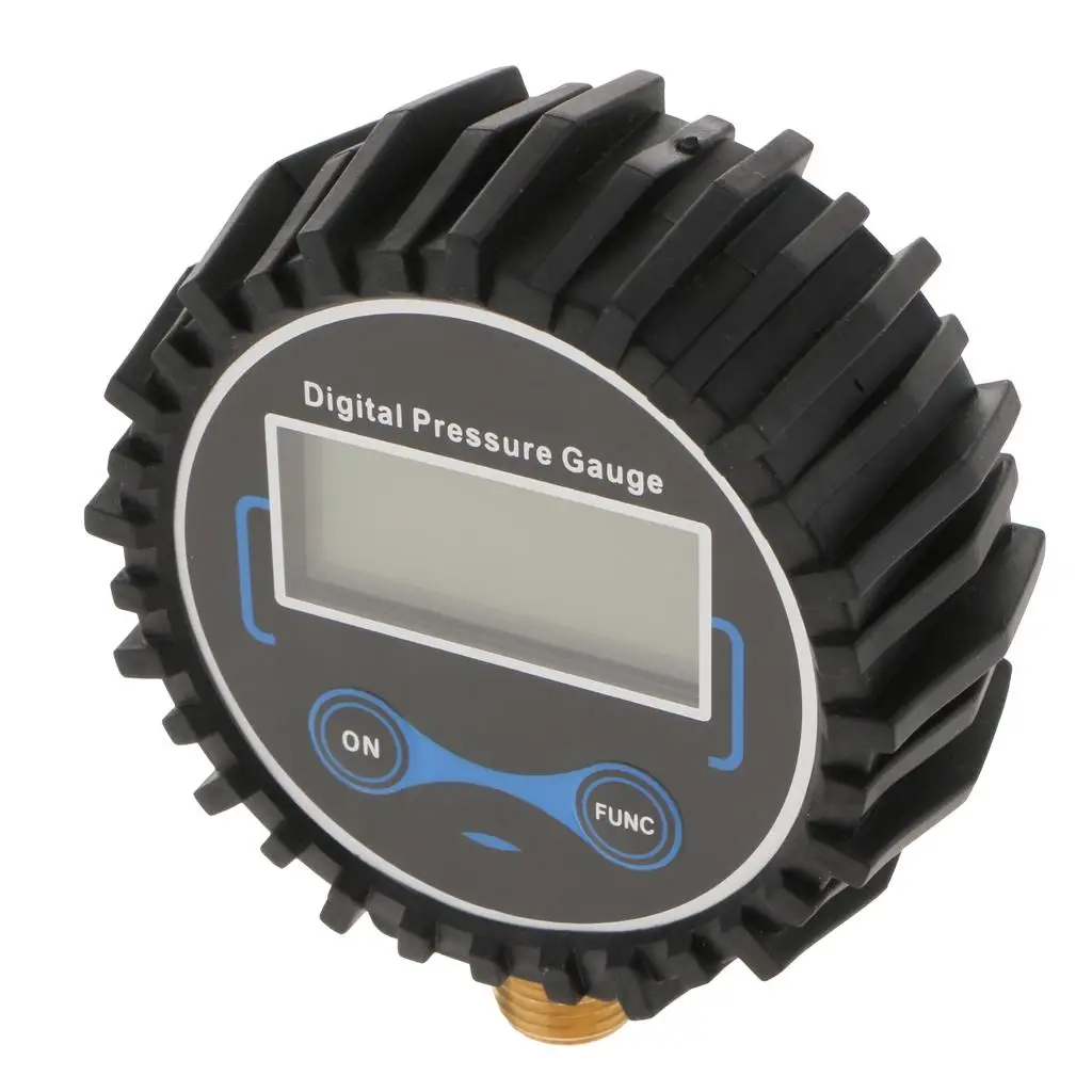 200PSI Digital Tire Inflator  with And Quick Connector Plug Black