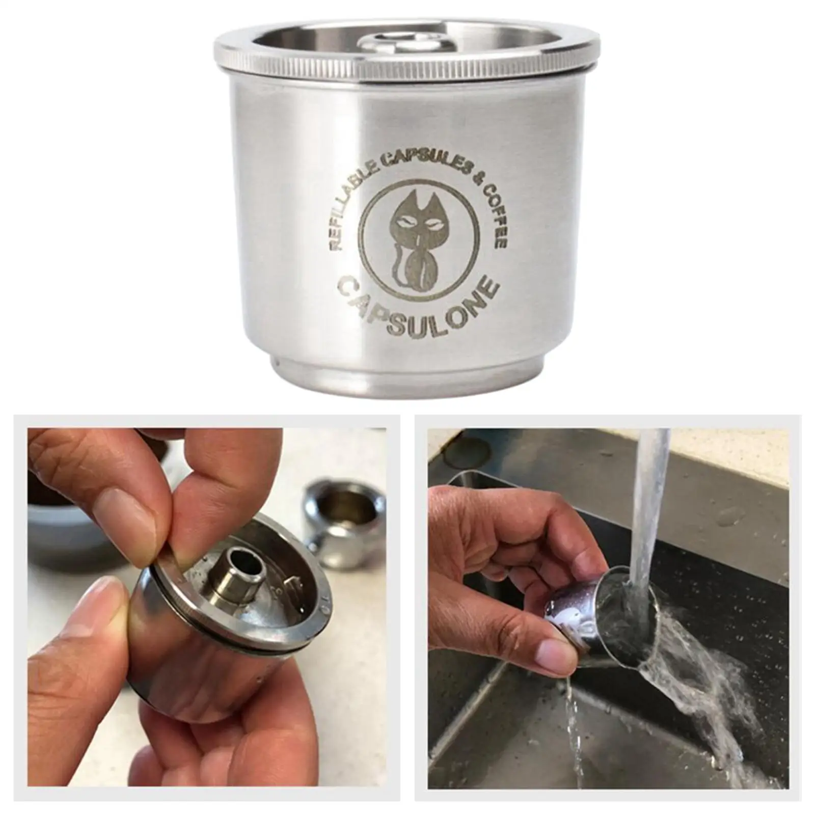Reusable Refillable Coffee Filter Cup  Hammer Espresso Dosing 