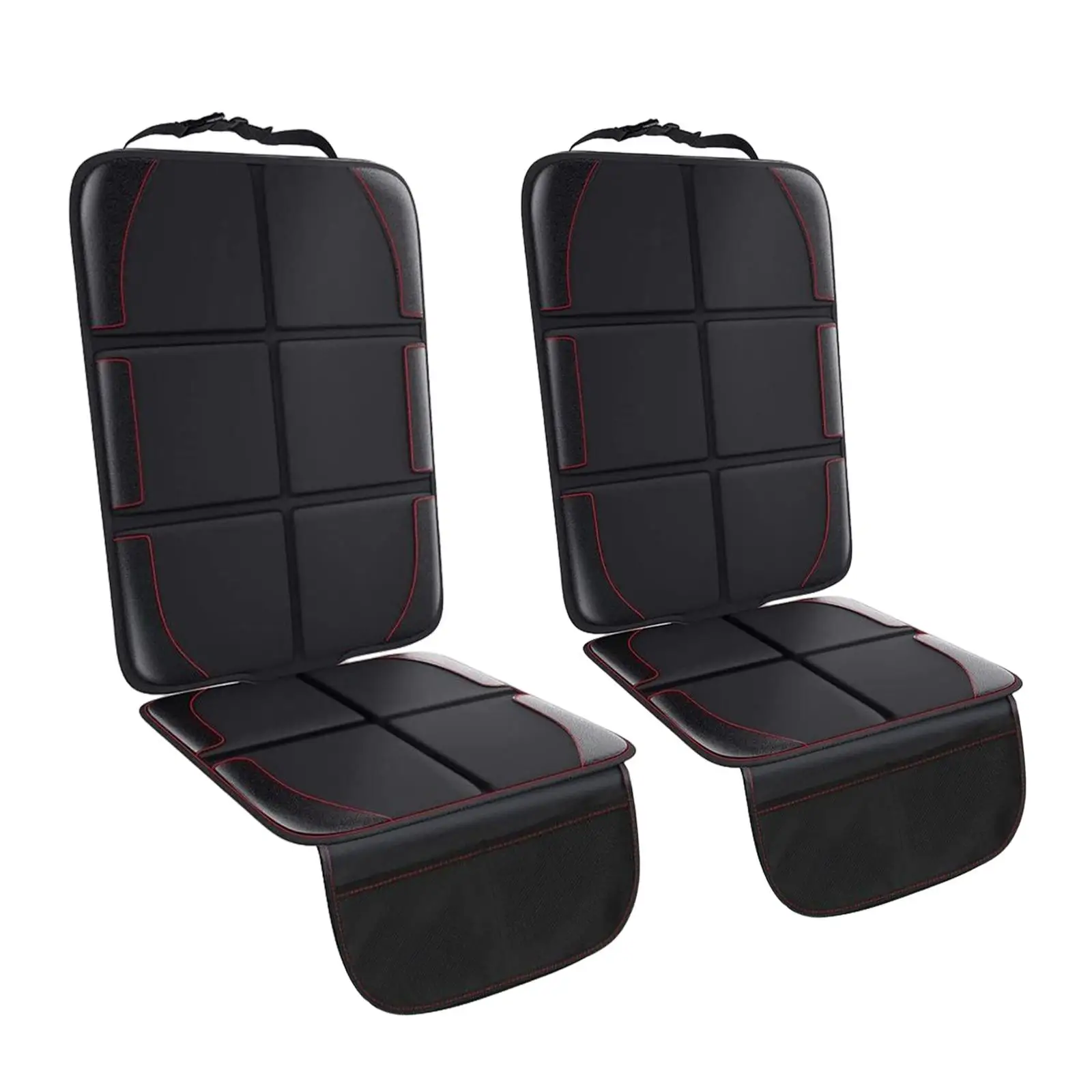 Auto Car Seat Protectors Cushion Waterproof with Storage Pockets for Truck SUV Child Safety