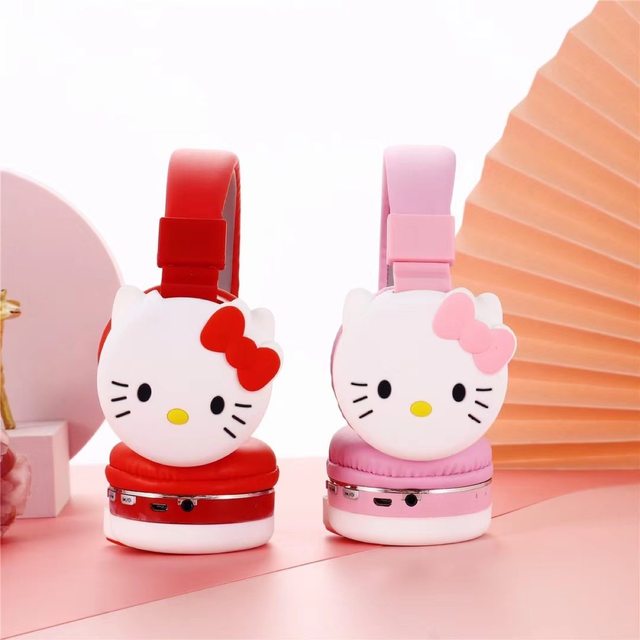 Sanrio-Bluetoothヘッドセット,ハローキティ,ステレオヘッド