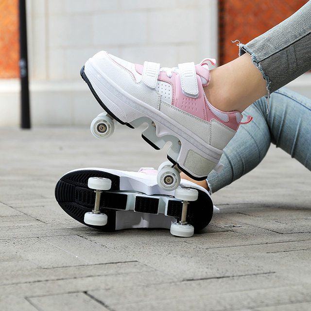 Roller Shoes With Built In Wheels Retractable Wheel Shoes Roller