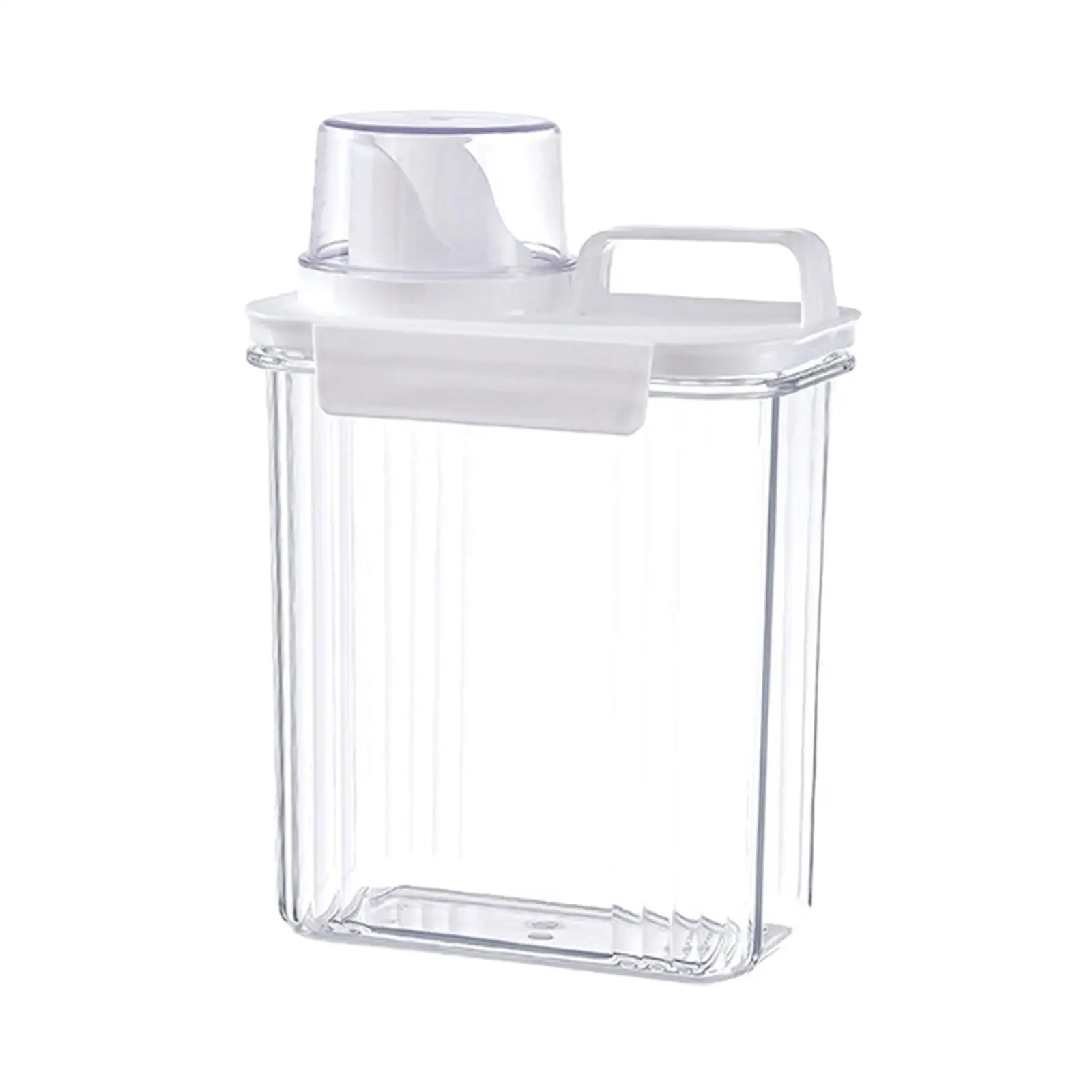 Washing Powder Containers Transparent for Countertop Laundry Room Bathroom