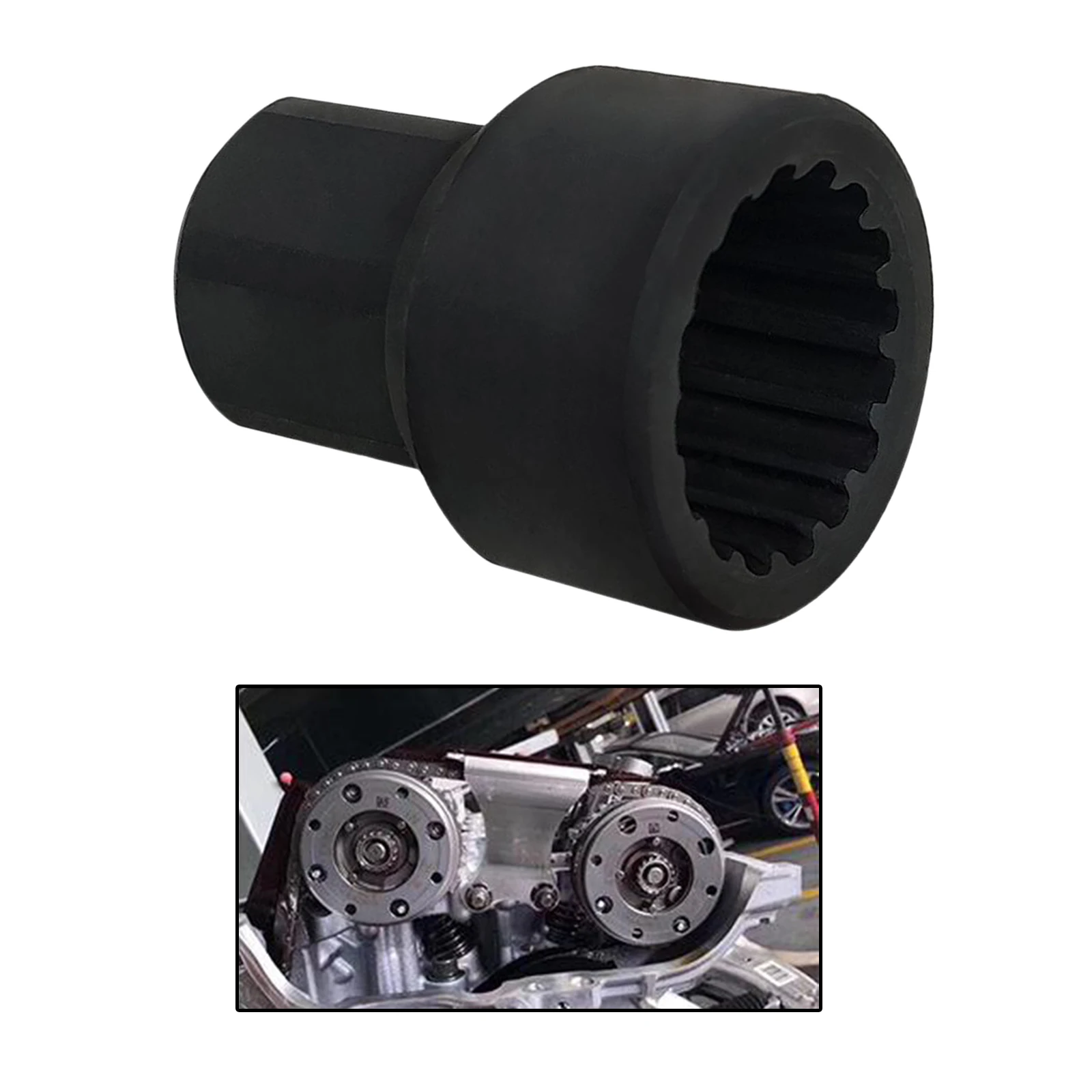 HIGHER Durable and Strong Camshaft   1/2 x 22mm 16PT Replacement for  Engine Disassembly Sleeve