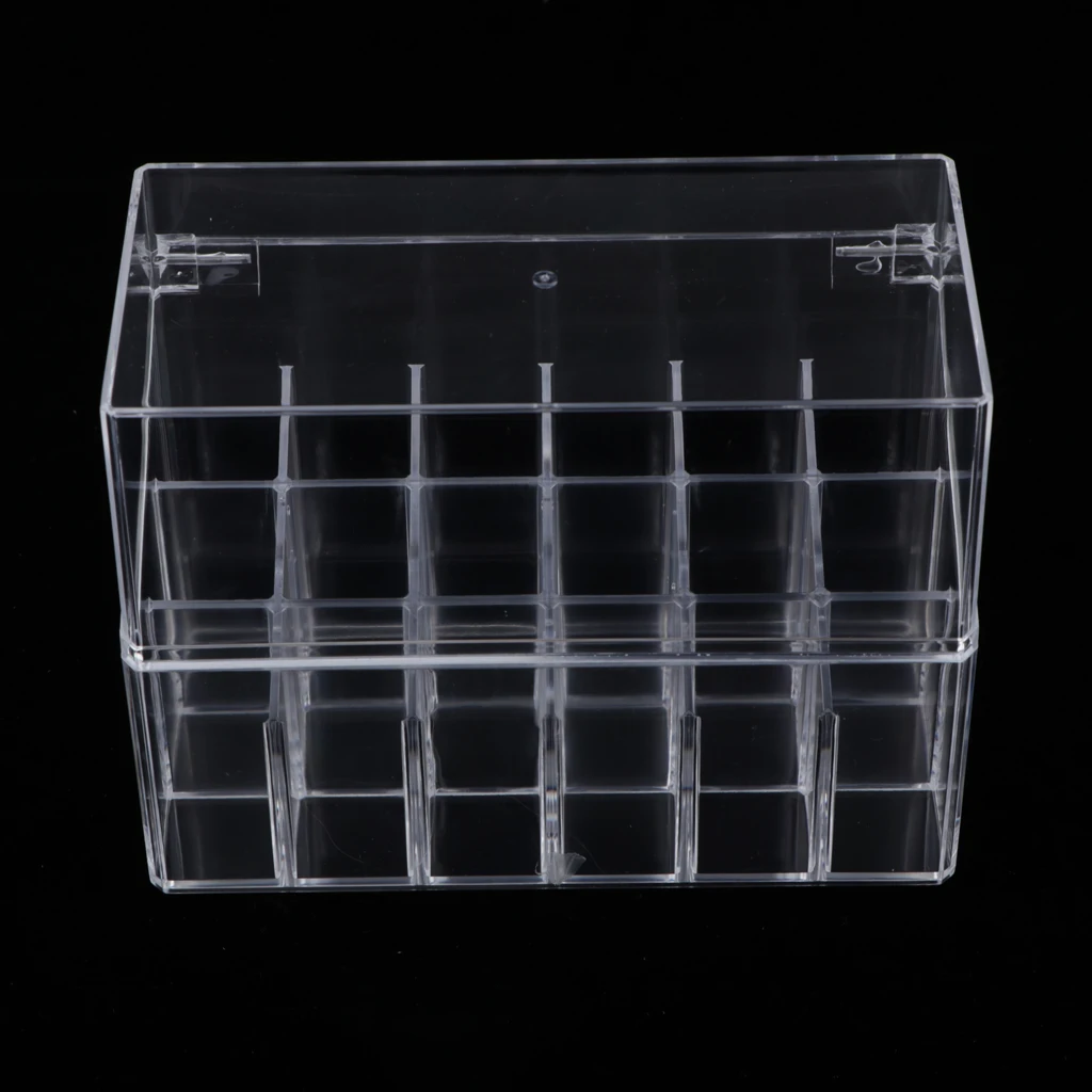 Clear 18/ 26 Space  Lip  Stand Display Rack Holder Organizer