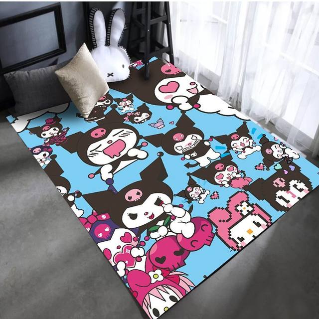 Cartoon Anime Sanrio Large Carpet 3D Irregular Hello KItty Keroppi Lounge  Rug Kawaii Girls Bedroom Bedside Carpet Home Decor - AliExpress