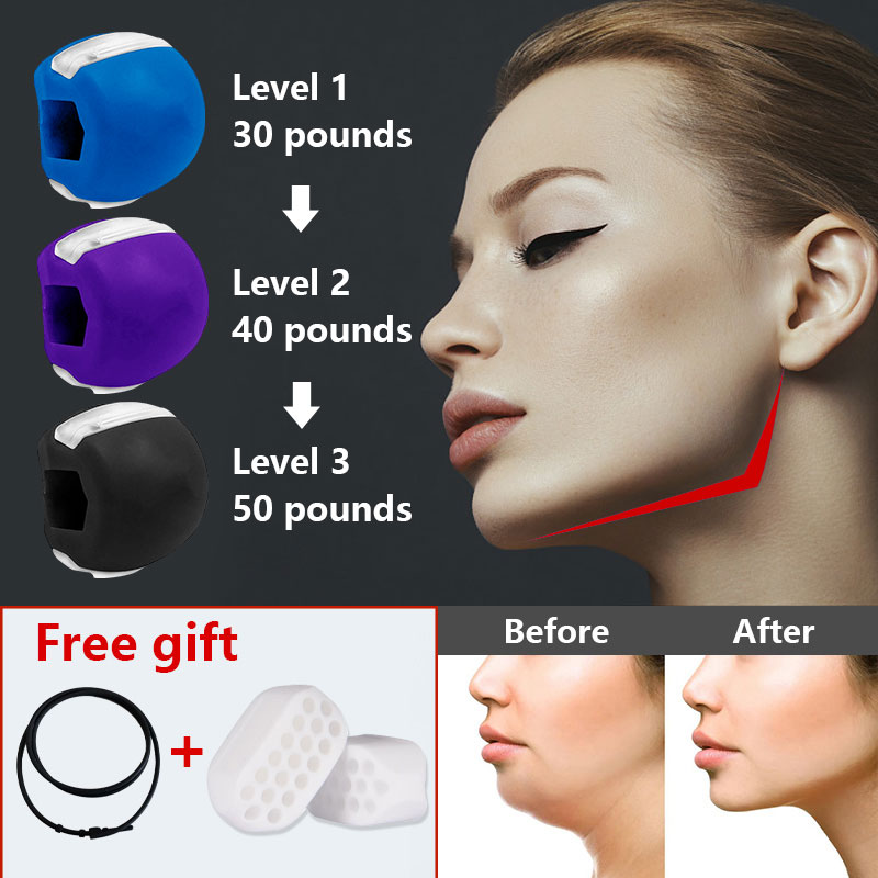 Best of Fitness Face Masseter Men Facial Pop N Go Mouth Jawline Jaw Exerciser Muscle Chew Ball Chew Bite Breaker Training Reviews & Tips