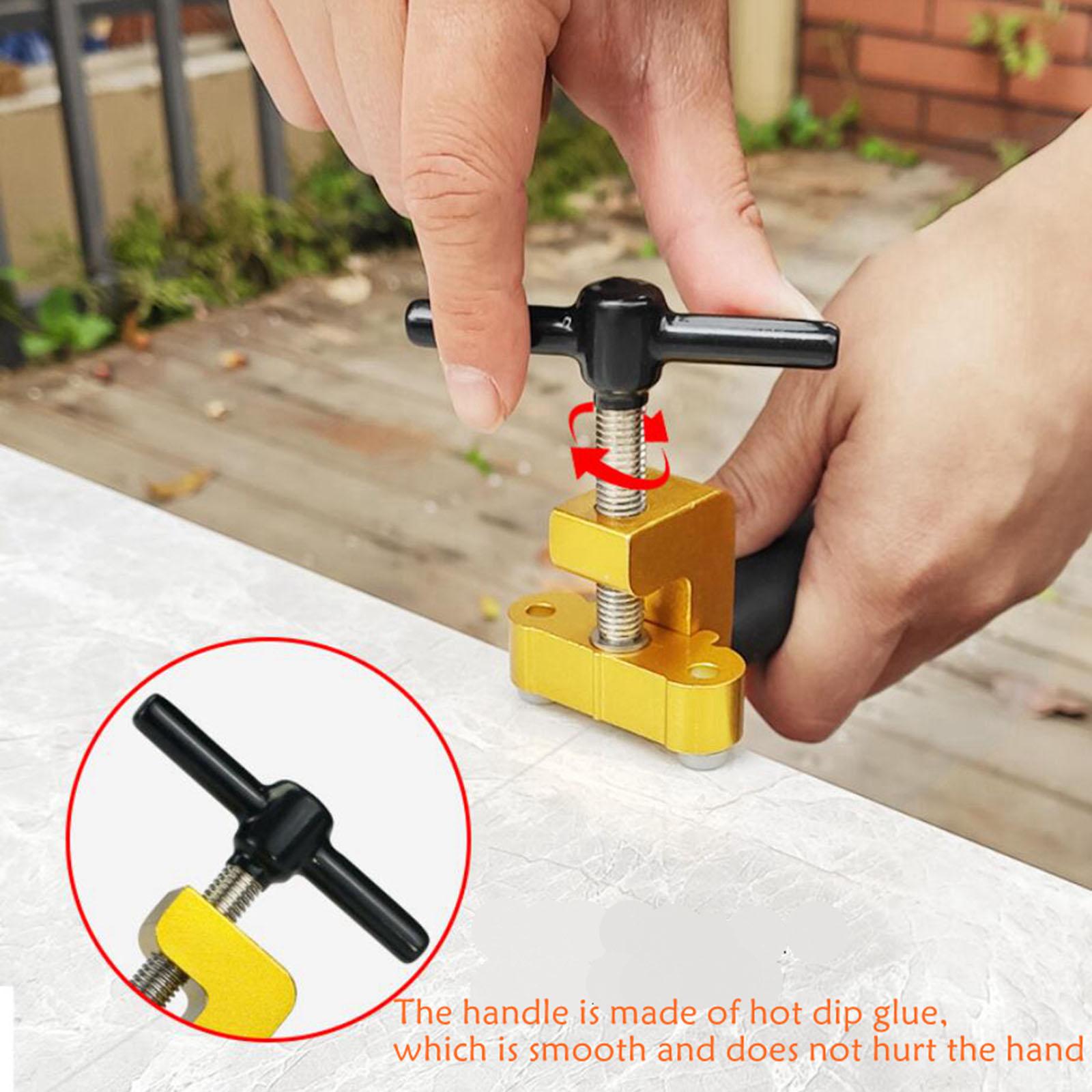 2 in 1 Glass Cutter Glass Tile Opener Ceramic Tile Cutter Glass Cutting Tool Breaking Pliers for Windows Glazed Tiles Glass