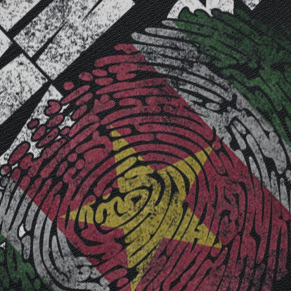 Es ist In Meinem DNA Suriname Surinamese Flagge T Shirts Sommer Grafik Streetwear Kurzarm Geburtstag Geschenke T-shirt Herren Kleidung – Detail 5