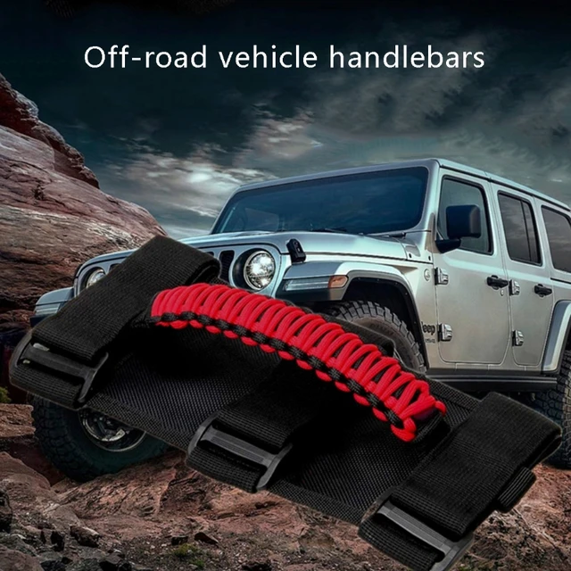 4 x Roll Bar Grab Handles Grip Handle for Jeep Wrangler CJ YJ TJ