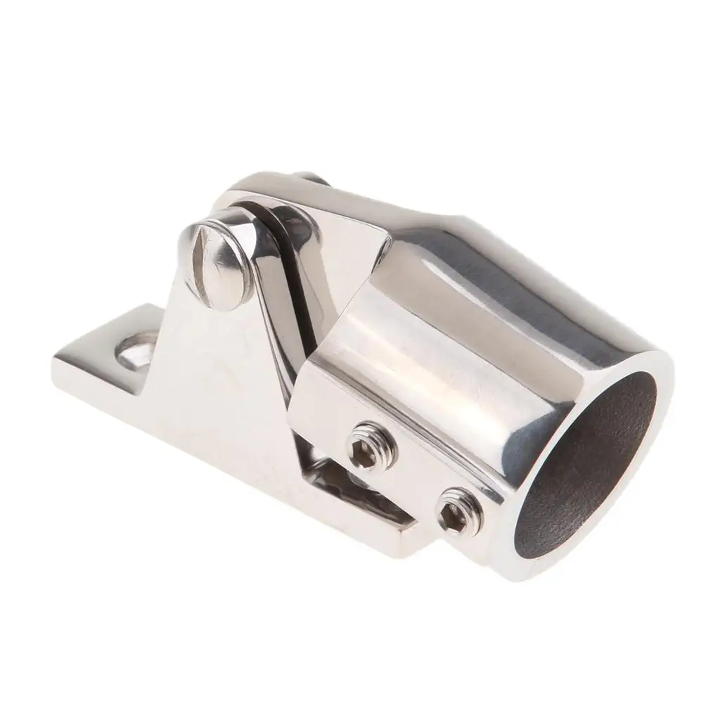 25mm Bimini Top Eye End Stainless Steel Deck Hinge Fitting Hardware