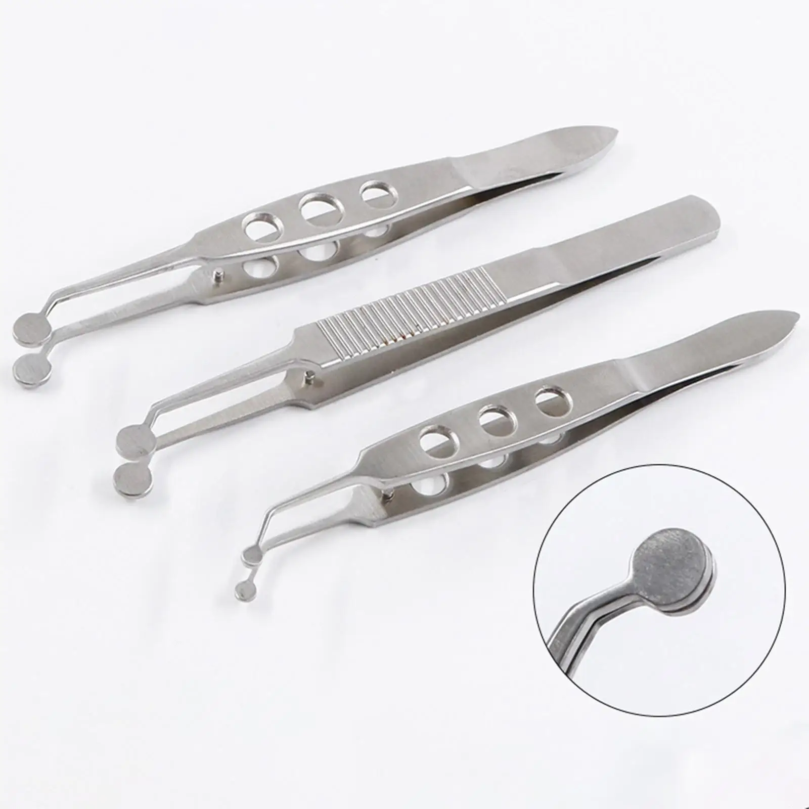 Meibomian Gland Forceps Stainless Steel Ophthalmological Clamp for Palpebral Gland Massage