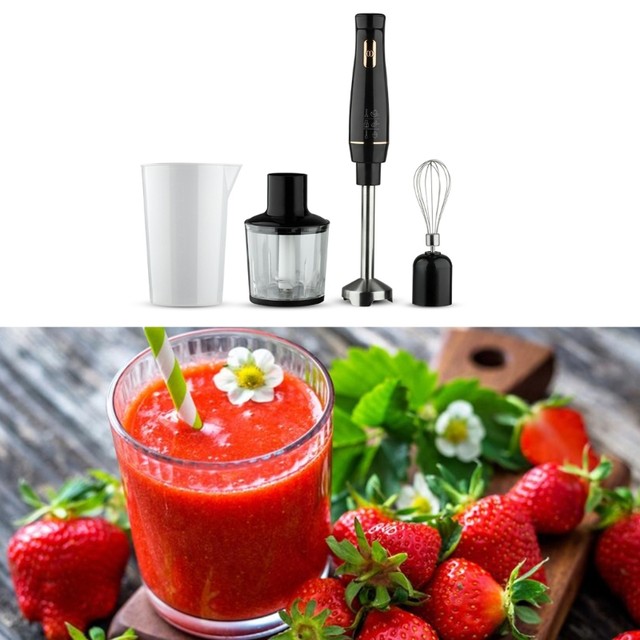 SK1710-4 Electric Hand Held Stick Blender Portable Milk Frother 4-in-1 500W Immersion  Blenders for Kitchen Soup Smoothie Puree - AliExpress