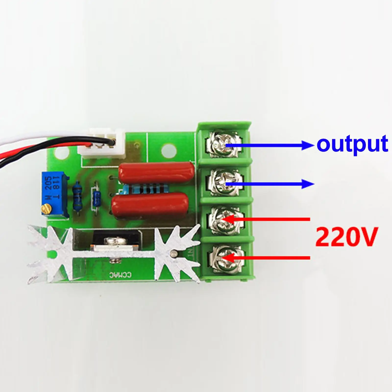 Electronic AC 50-220V 2000W Voltage Regulator Light Dimmer Thermostat 25A Motor
